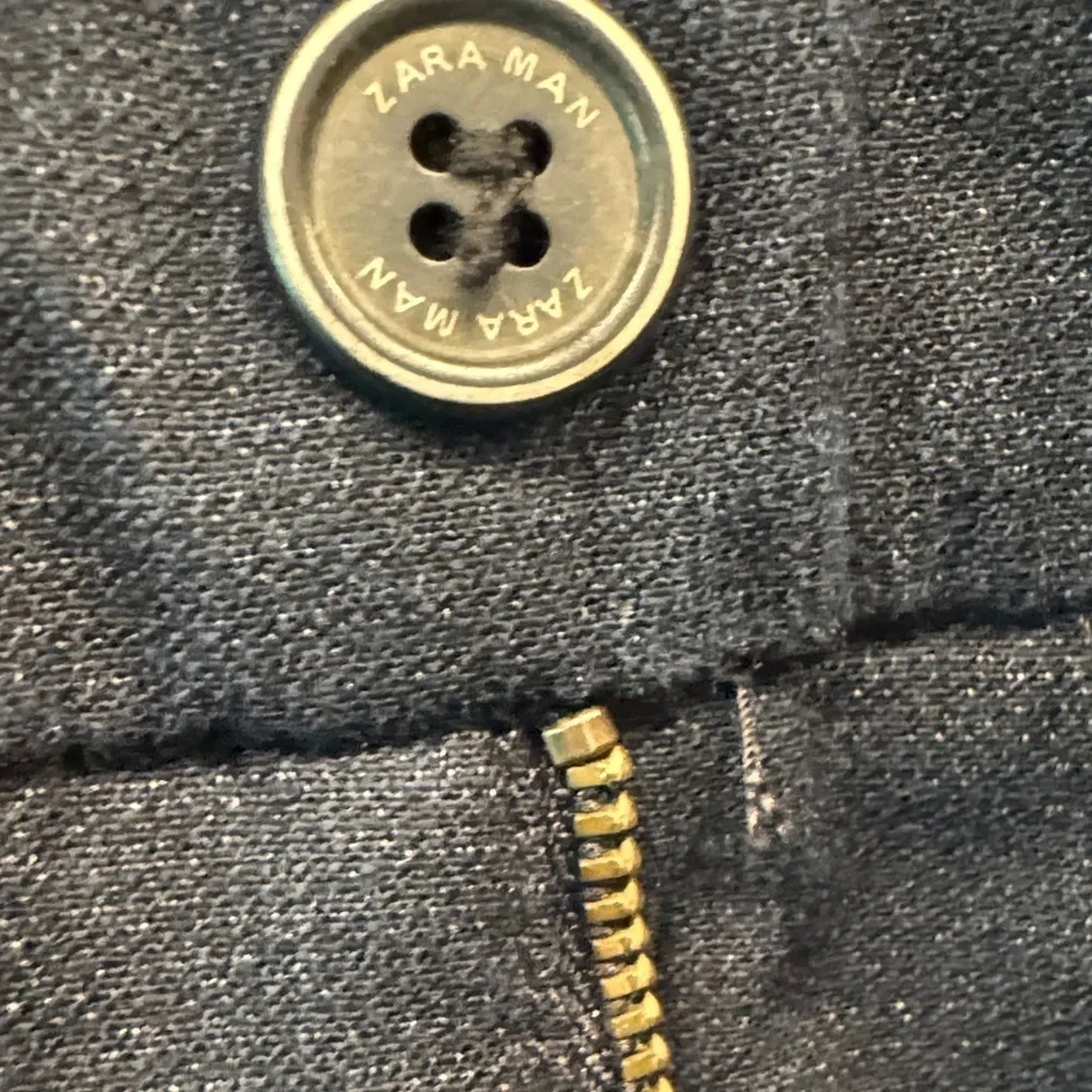 Zara Navy Chinos for Men